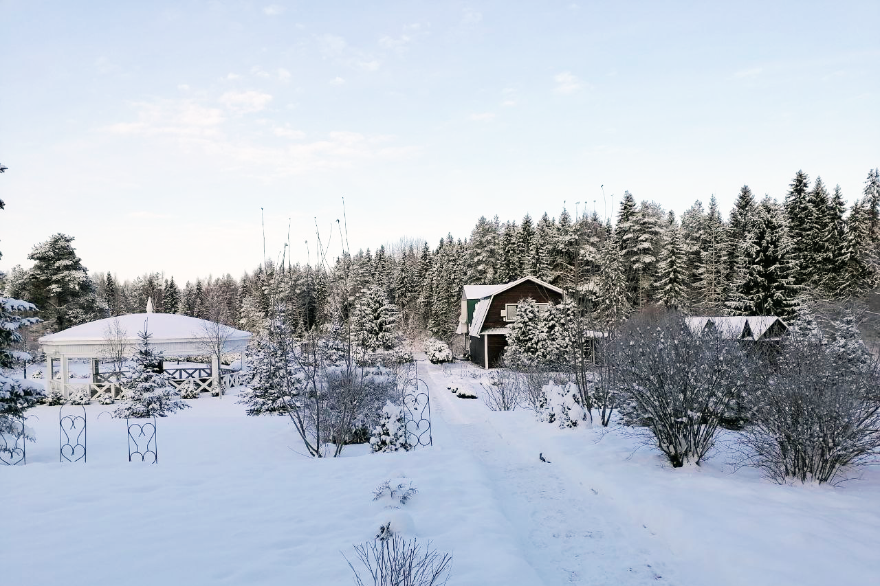 Зимний банкет с елкой на базе отдыха Резиденция Комела